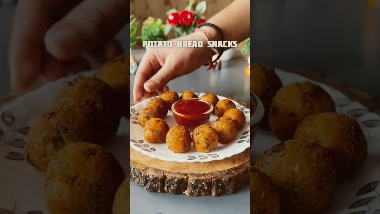 Potato bread snacks #shorts#recipe#bread #breadsnacks