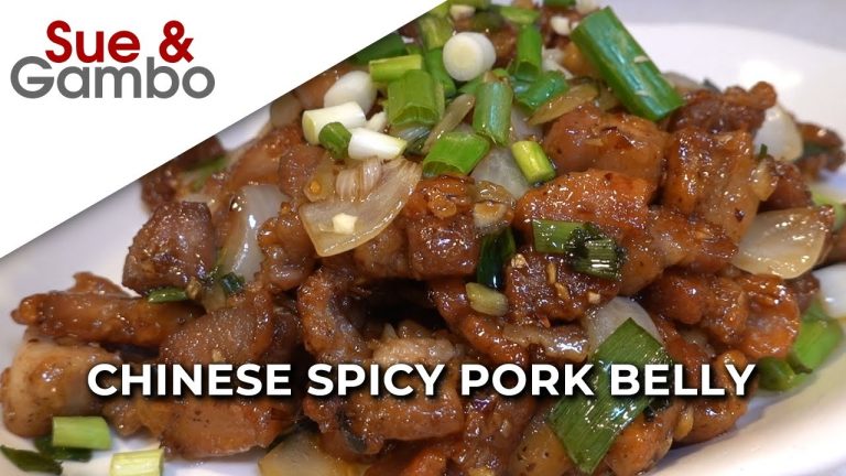 Chinese Spicy Pork Belly Recipe