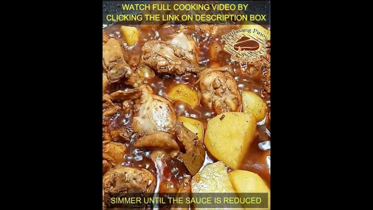 Chicken Adobo with Potatoes #shorts #ChickenAdobo #potatoes #cooking #food #foodporn #foodie #yummy