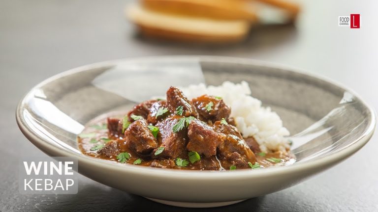 Red Wine Pork Stew | Bulgarian Wine Kebab Stew | Food Channel L Recipes