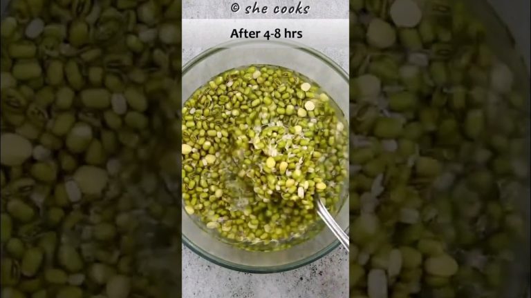 High Protein Breakfast/Dinner/Snacks Recipe | Moong Recipes | Green Gram Recipes #shortsvideo #short