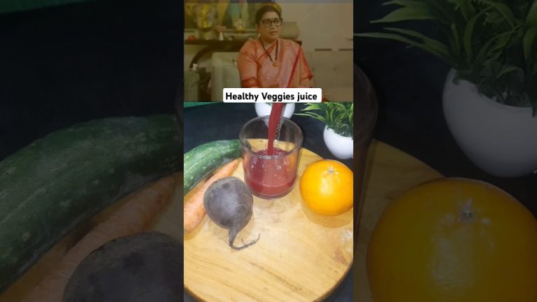 Healthy Veggies Juice recipe Smriti Irani #veggies #juice