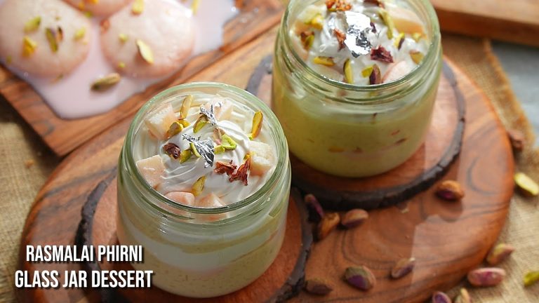 న్యూ ఇయర్ కి స్పెషల్ డెసర్ట్ రెసిపీ | New Year Special Rose Rasamali Phirni Glass Jar Dessert