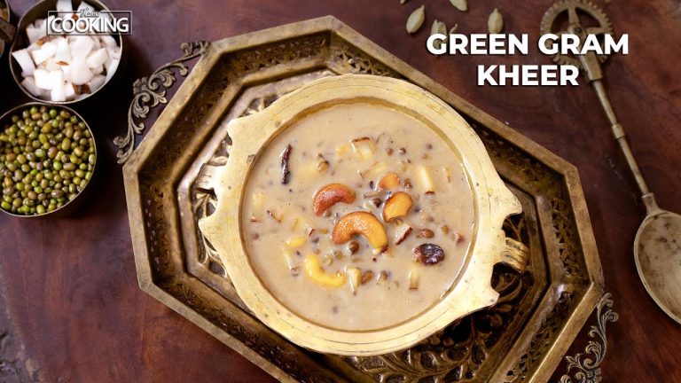 Green Gram Kheer | Dessert Recipes | Healthy Recipes | High Protein Recipes | Kheer recipe