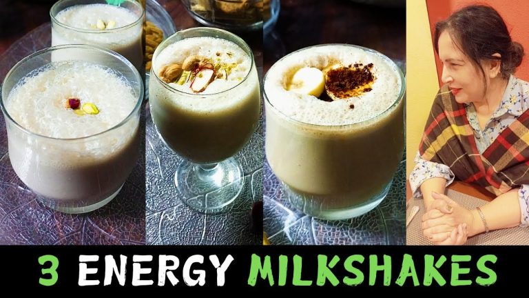 3 Energy Milkshake Recipes | Make Easy Milkshake At Home