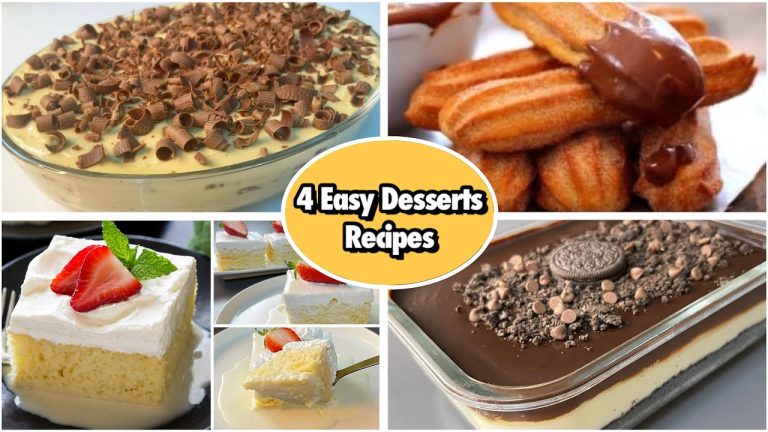 4 Easy Dessert Recipes That any one can make in Minutes 😍