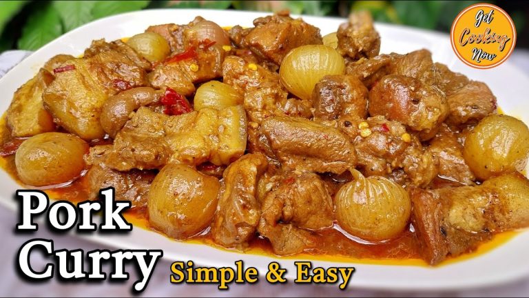 Simple & Easy Goan Pork Curry Recipe | How to make Pork Curry – Step by Step Recipe | Pork Recipe