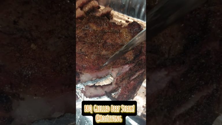 BBQ Grilled Beef Steak! #food #howto #cooking #trending #delicious #recipes #steak #grill #top #beef