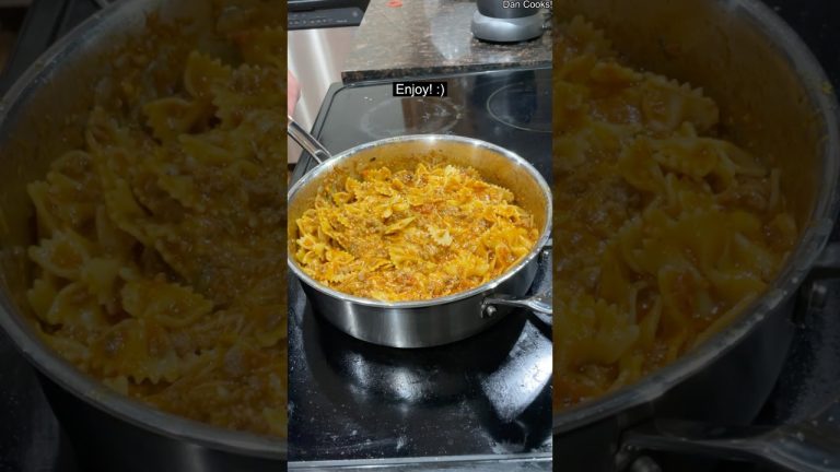 Easy Farfalle Pasta ASMR