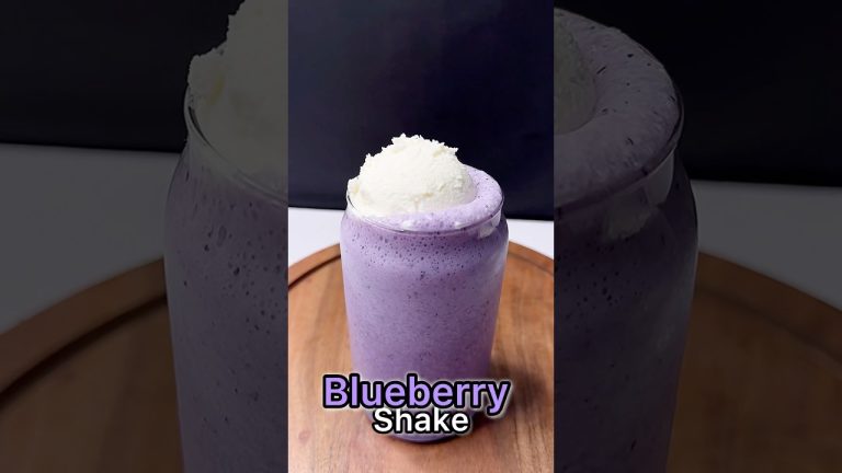 Blueberry Shake Asmr #shorts #youtubeshorts