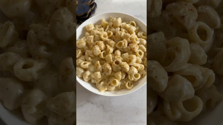 Easiest white sauce pasta #shorts