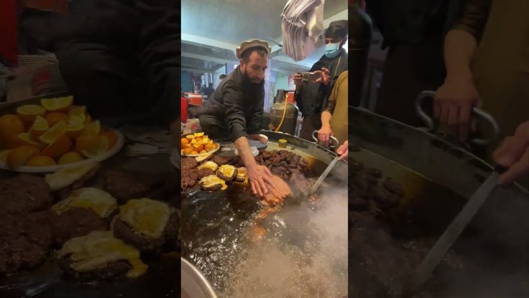 Amazing Chapli Kabab Recipe | Traditional Food of Afghanistan #kabab #kababrecipe #beefkabab