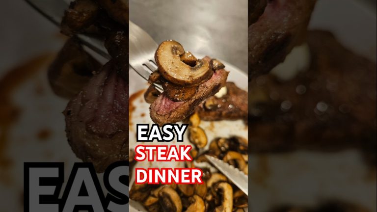 Kalorienarmes STEAK DINNER – HEALTHY EDITION #recipe #shorts #2025