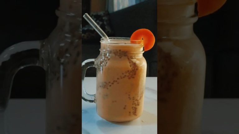 🥕Carrot Banana smoothie ✨#shorts#shortsfeed#recipe#smoothie#cooking#food#carrotjuice#viralshorts