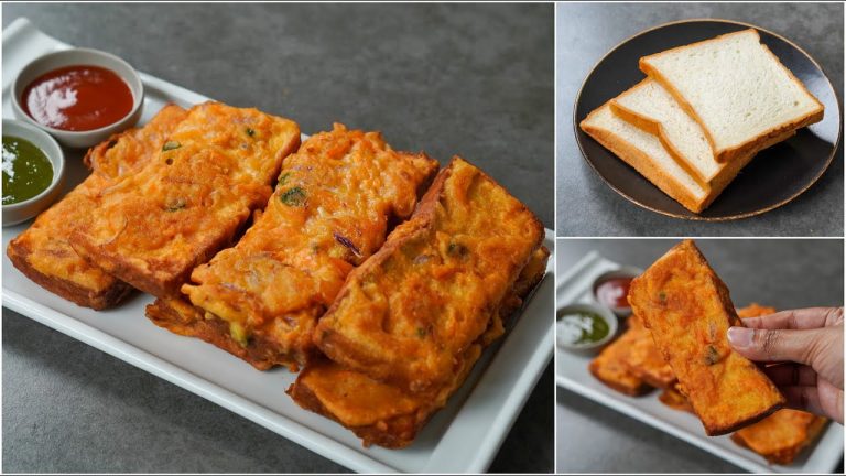 Winter Vegetable Bread Pakora Recipe | Easy Bread Pakora Recipe