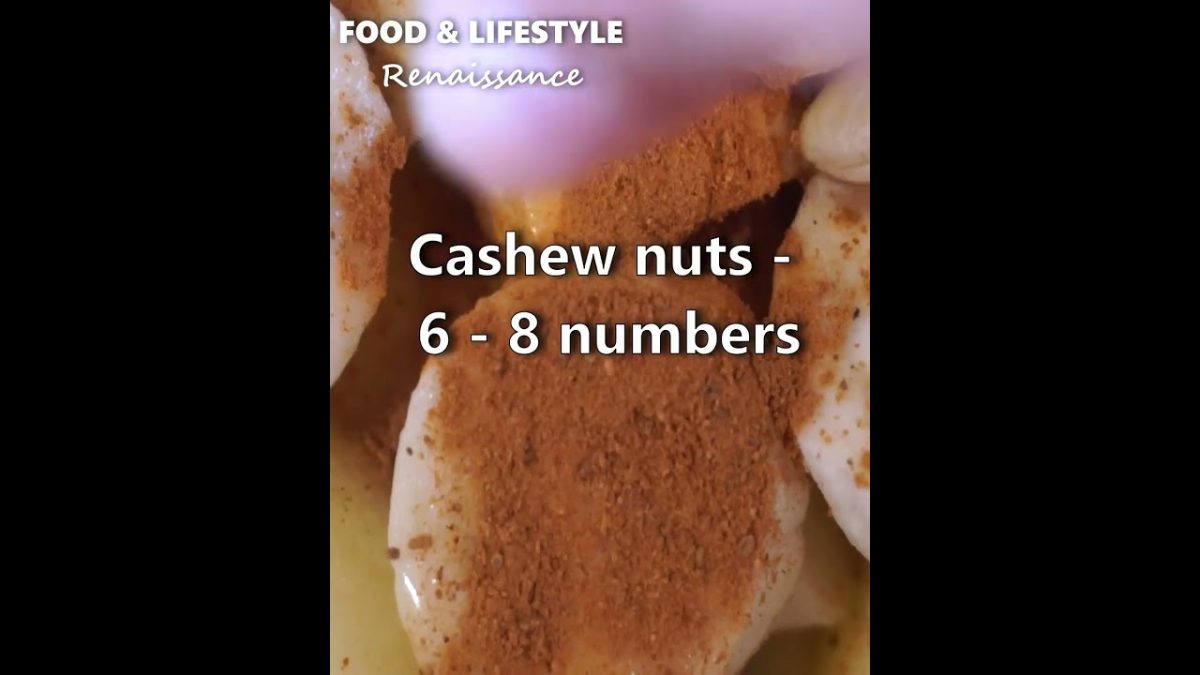 SMOOTHIE – APPLE BANANA CASHEW NUT #smoothie #easybreakfast #bananasmoothie #howtomake