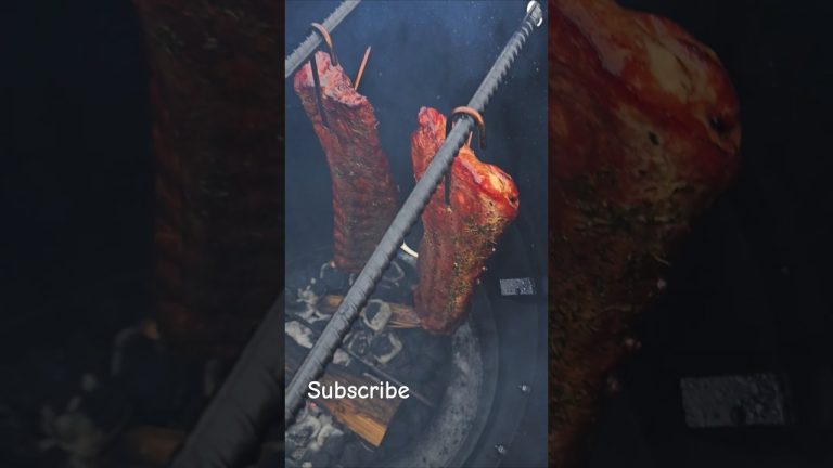 Perfect smoked ribs. #grill #smoker #pitbarrelcooker #porkribs