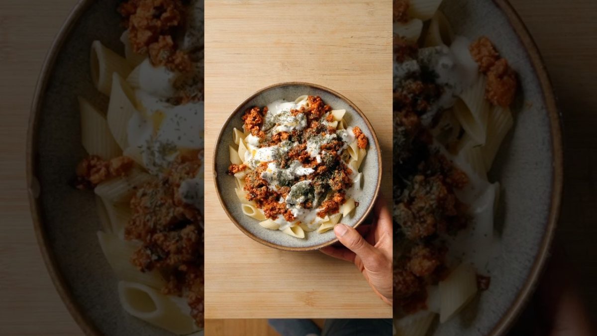 Virale Türkische Pasta in Vegan 🌱