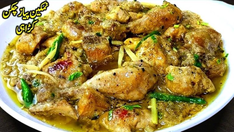 Namkeen Piyaz Chicken Karahi – New Chicken Karahi Recipe by Cook with Farooq – Black Pepper Chicken