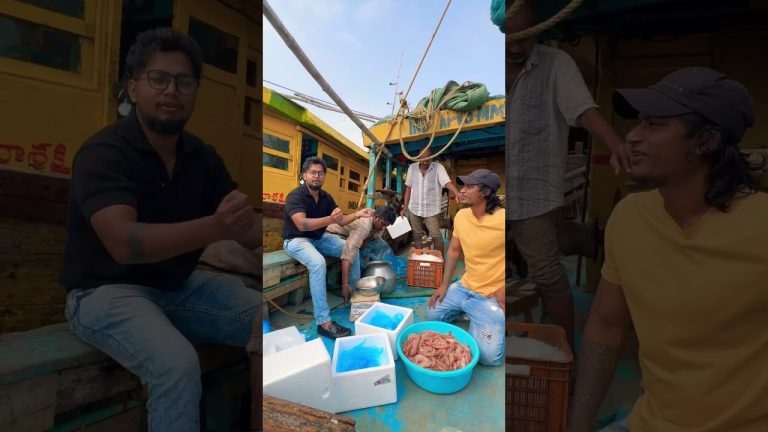 Prawns 🦐 hunting, Vizag only  get ready, all giveaway, #music #shoot #seafood ￼￼￼￼￼