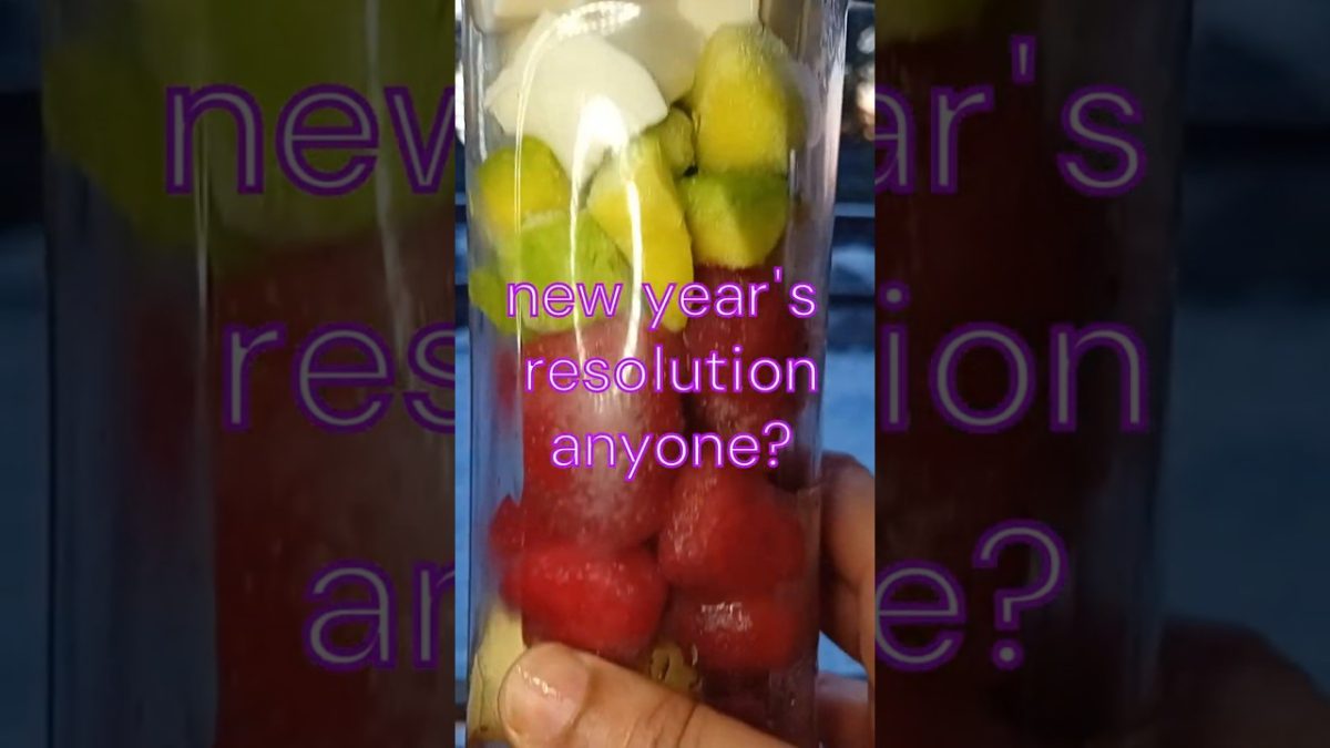 New year's resolution anyone? Silken fruit smoothie recipe | Have fun!