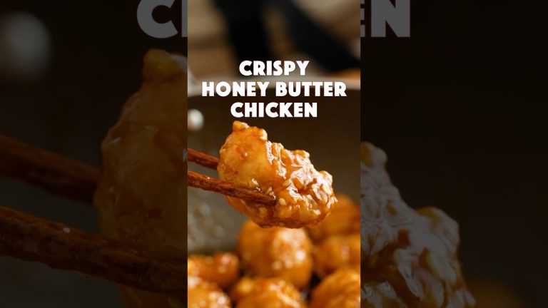 Crispy Honey Butter Chicken #shorts #butter #honey #friedchicken #crispy #easyrecipe