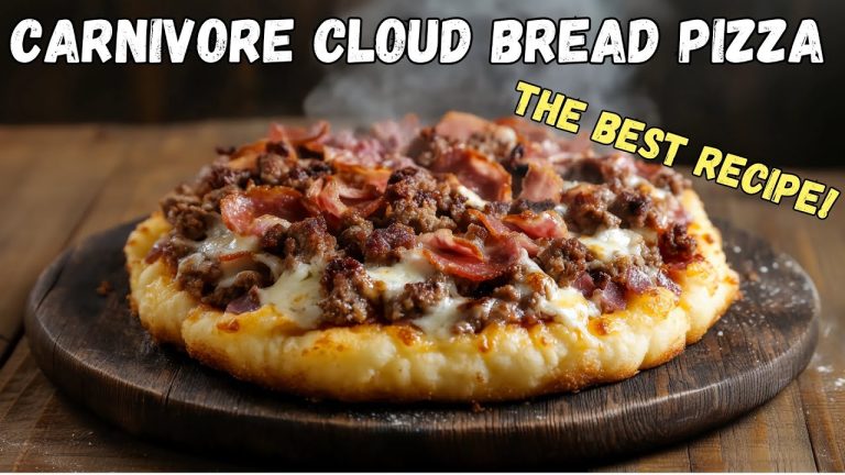 Ultimate Carnivore Cloud Bread Pizza Recipe | Low Carb Perfection With Cottage Cheese