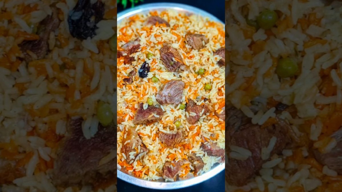 Easy Beef Biryani Recipe | Biryani Banane Ka Tarika | Eid special biryani | beef pulao #beef #shorts