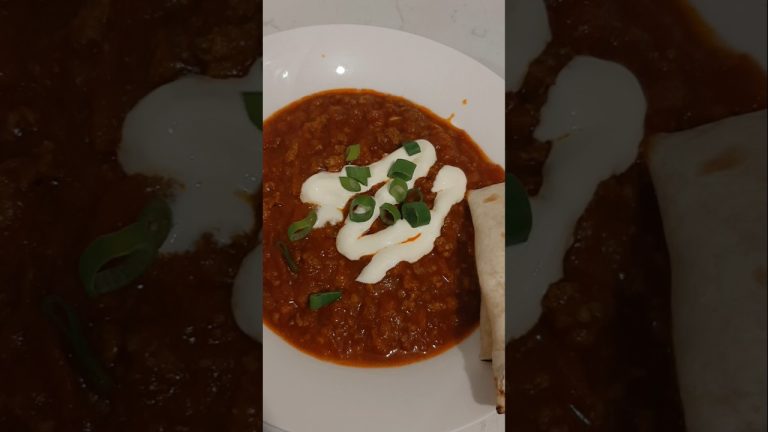 Quick and easy chilli beef recipe!