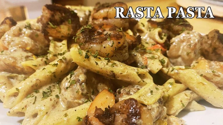 Jerk Shrimp Rasta Pasta Recipe | How To Easy Rasta Pasta