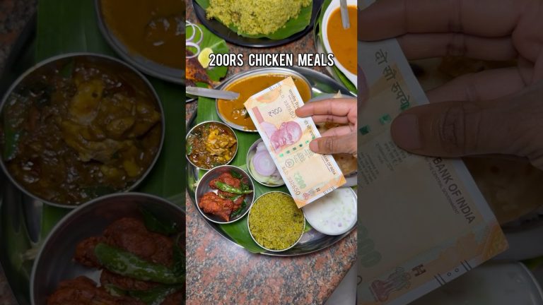 200₹ Chicken Meals😍220₹ Fish Meals🔥#shorts #chicken #fish #seafood #meals #kannada #jayanagar