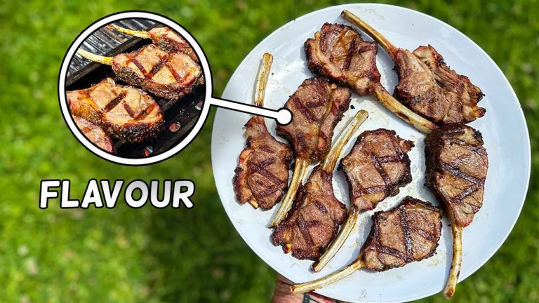 Lamb Rack by Schueys BBQ