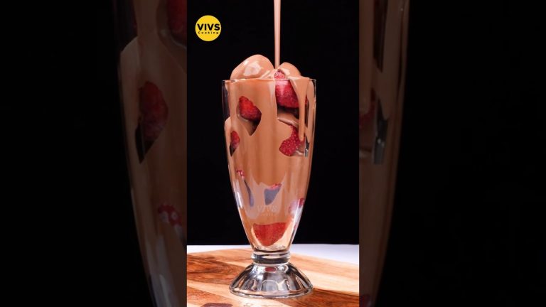 London’s Viral Chocolate 🍓 Strawberries at Home #asmr #shorts #vivscooking