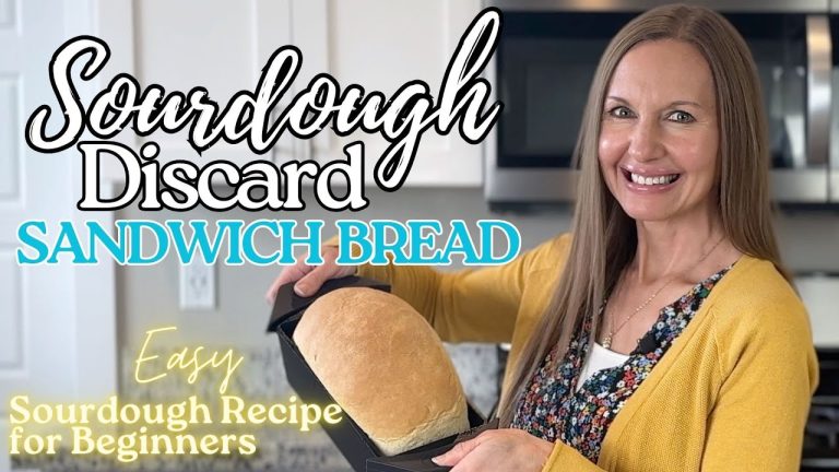 Sourdough Discard Sandwich Bread Recipe – Easy Beginner Sourdough Bread w/ Sourdough Starter Discard