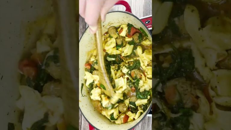 Meatball Tortellini Soup