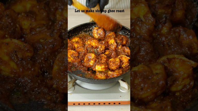 Chemmeen Roast | Prawn Roast | Shrimp Roast #shorts #prawnsroast #recipe