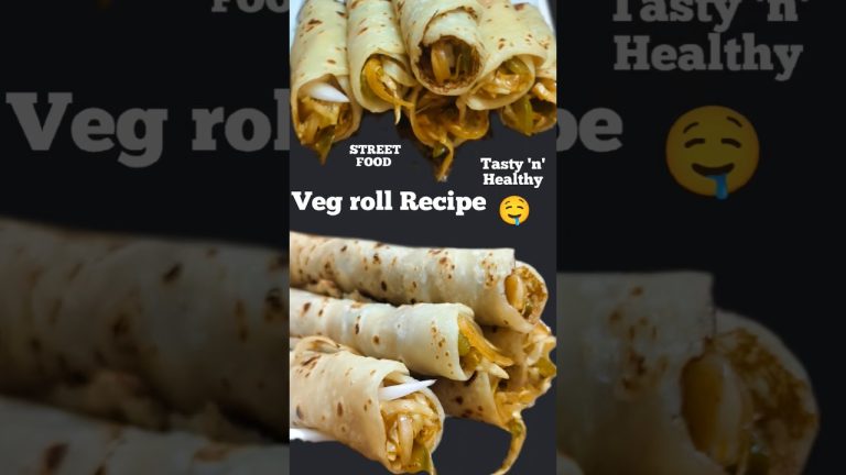 Veg Roll Recipe #shorts #trending #viral