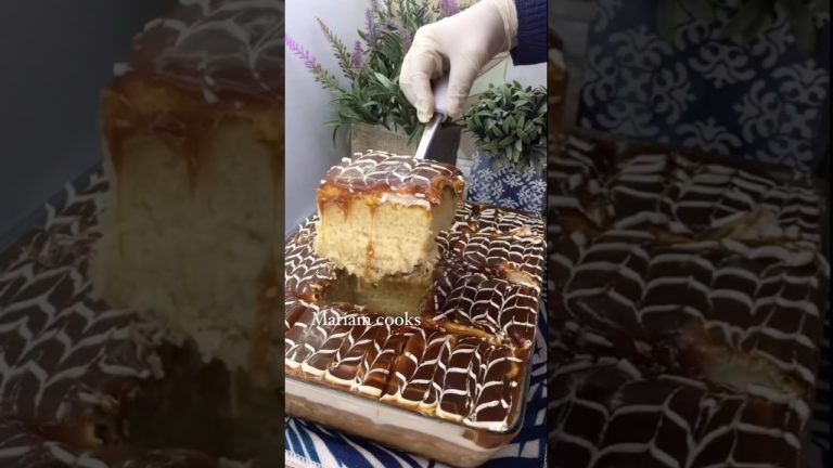 EASY TRES LECHES CAKE RECIPE #food #dessert #recipe #reels #viralvideo #video #shortvideo #shots