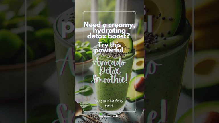 Avocado Detox Smoothie #detoxsmoothie