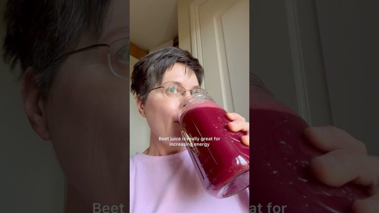 Beet Juice for Energy (Low in Natural Sugars) ❤️❤️❤️