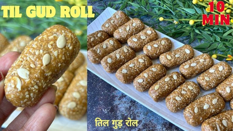 Til Gud Roll Recipe |चिक्की य लड्डू खाना भूल जायेगे जब 10min मे ये तिल गुड़ रोल बनाकर महीनो खायेगे