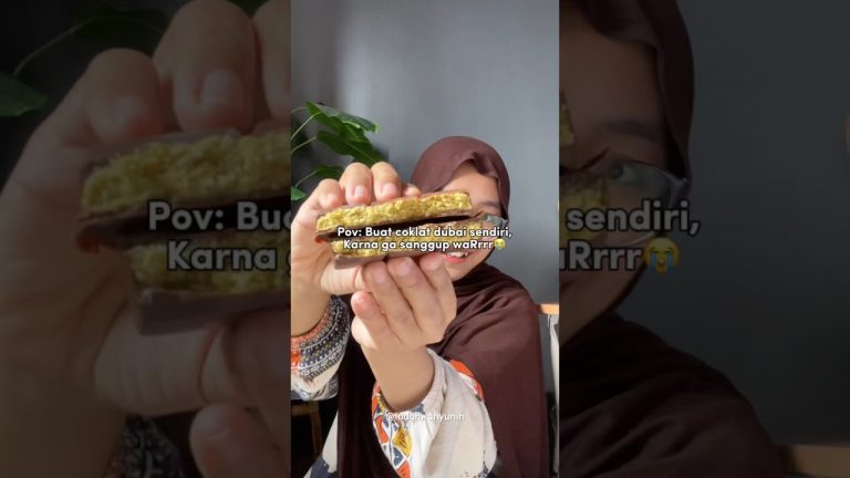 Resep Coklat Dubai Homemade #coklatdubai #resepcoklatdubai #caramembuatcoklatdubai