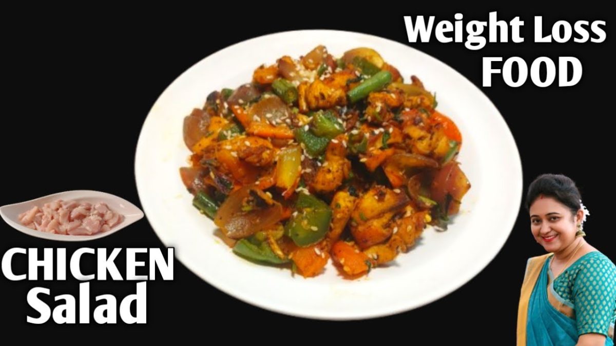 Healthy Chicken Salad Recipe for Weight Loss | Chicken Salad Recipe | Weight Loss Salad Recipe