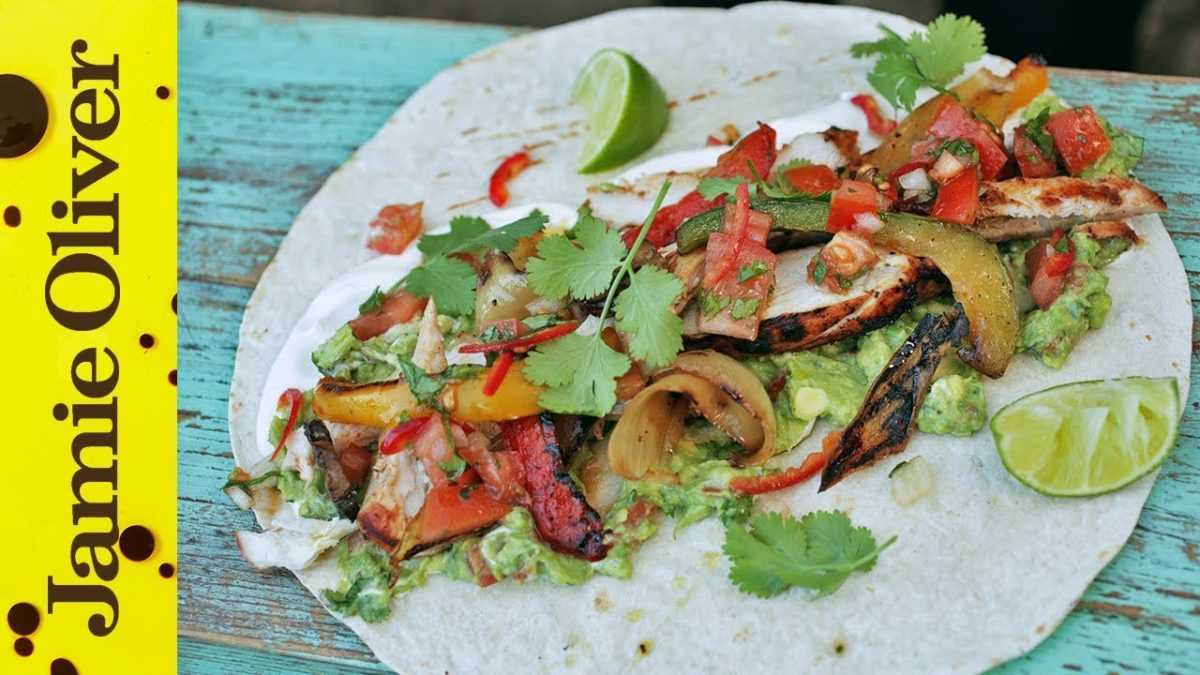 BBQ Chicken Fajitas with Spicy Guacamole | DJ BBQ