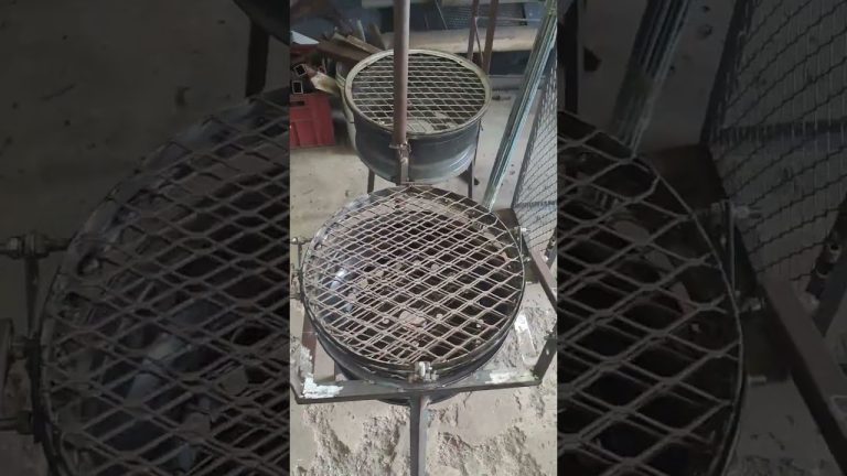 Wheel Rim Round Flipping Braaier  #braai #wheelrim #flipbraai #roundflipbraai #barbecue #southafrica