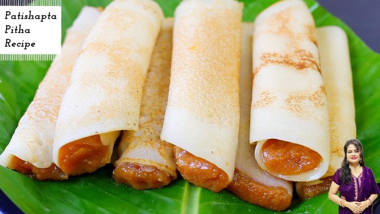 Patishapta Recipe | Popular Bengali Patishapta Pitha|Traditional Bengali Sweet Patishapta with Kheer