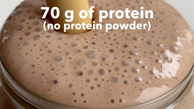 70 g Protein Healthy Vegan „Snickers“ Smoothie