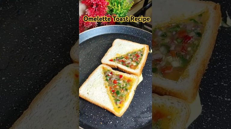 Trending Omelette Toast Recipe | Bread Snacks Recipe | Anda Toast | #trendingshorts #food