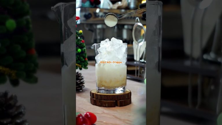 Công thức pha Chuối Gừng Đá Xay #banna #drink #ginger #smoothie