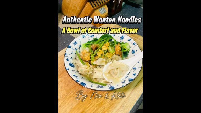 Slurp-Worthy Comfort: The Irresistible Charm of Wonton Noodles #wonton #cooking #recipe #nauan